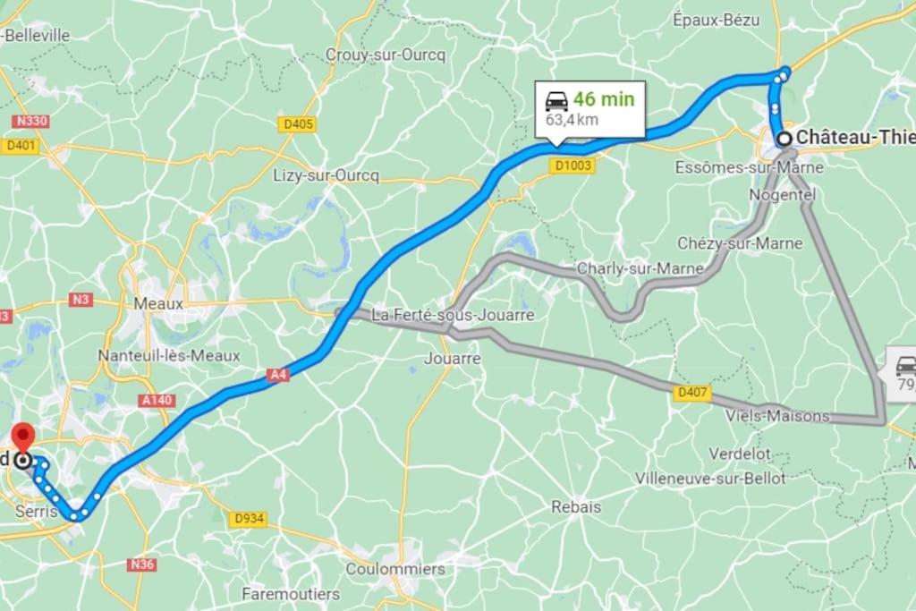 Appart Hypercentre Chateau-Thierry Aux Portes De Paris Et De La Champagne Ngoại thất bức ảnh